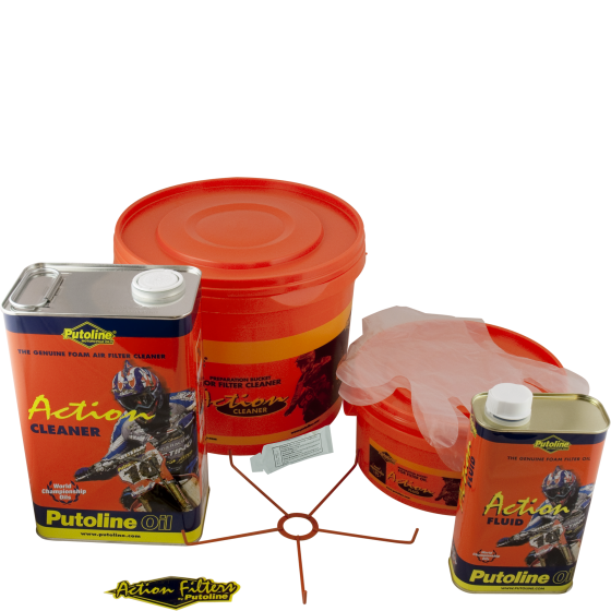 fotografie kwaadaardig Spectaculair Putoline Action kit filter pakket cleaner/oil + bakken | WPM Motors